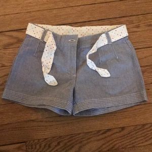 Jacadi Girls size 10 light blue shorts